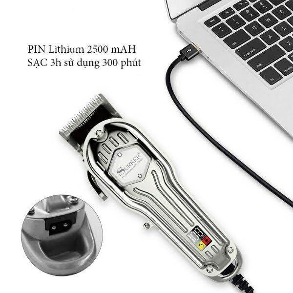 Tông đơ cắt tóc cao cấp SURKER K9S 4 phiên bản