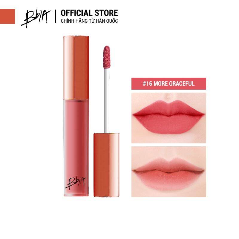 Son kem lì bbia velvet lip tint tone màu 16, 17, 34
