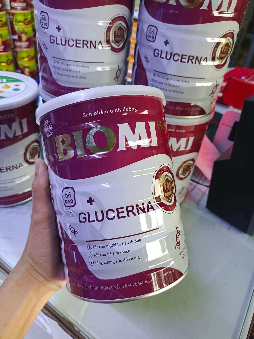 SỮA TIỂU ĐƯỜNG BIOMI GLUCERNA LON 900G