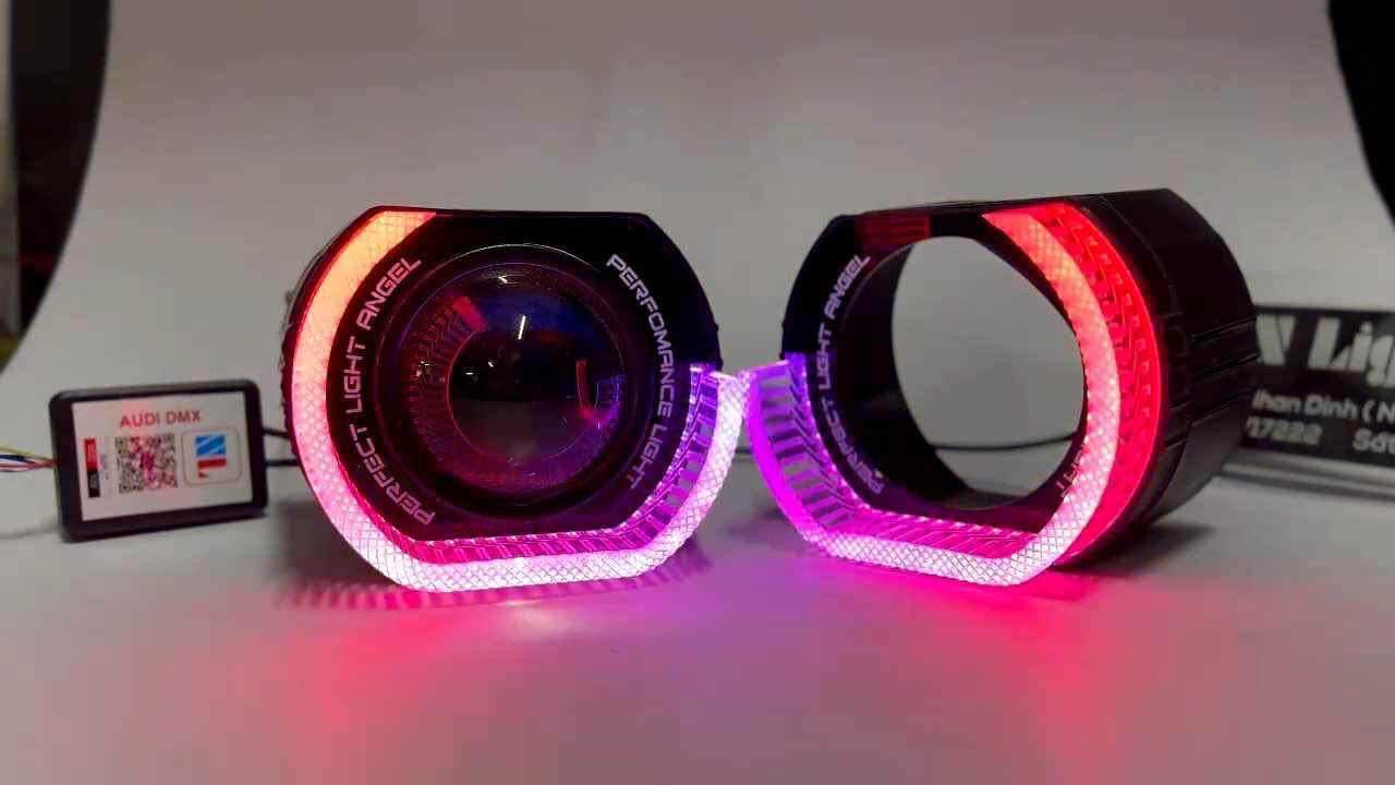 Chụp Bi led BMW 3D loại đổi màu qua app điện thoại Giá 700,000 Đồng*Miễn phí vận chuyển