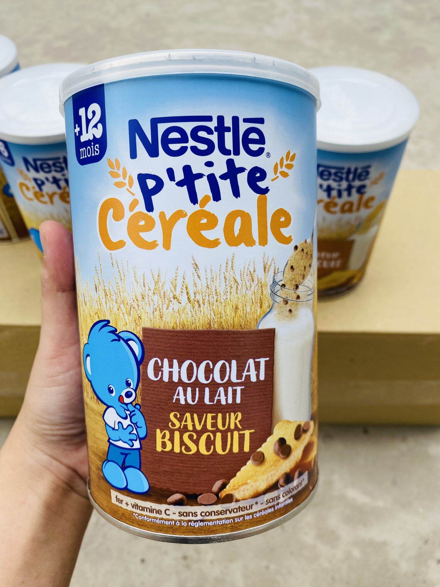 Bột ngũ cốc lắc sữa Nestle cho bé từ 6m
