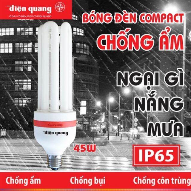 Đèn Compact 45w chống ẩm công suất lớn Điện quang