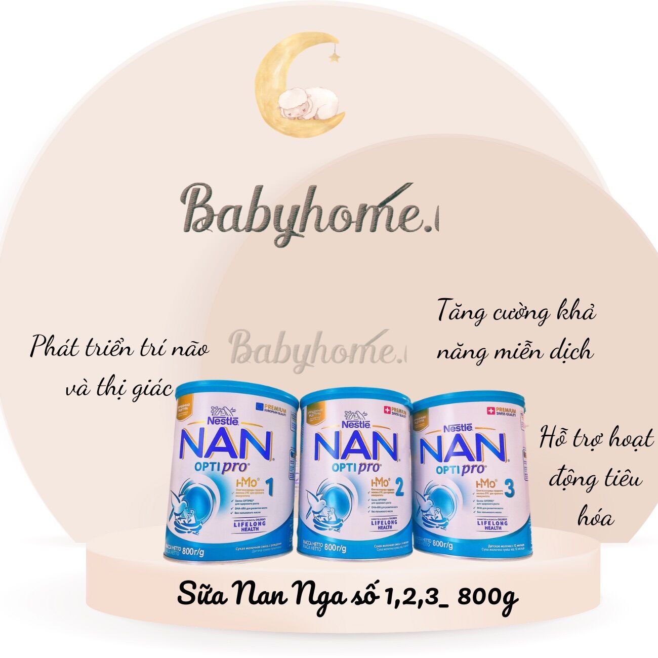 Sữa Bột Nan Nga số 1-2-3