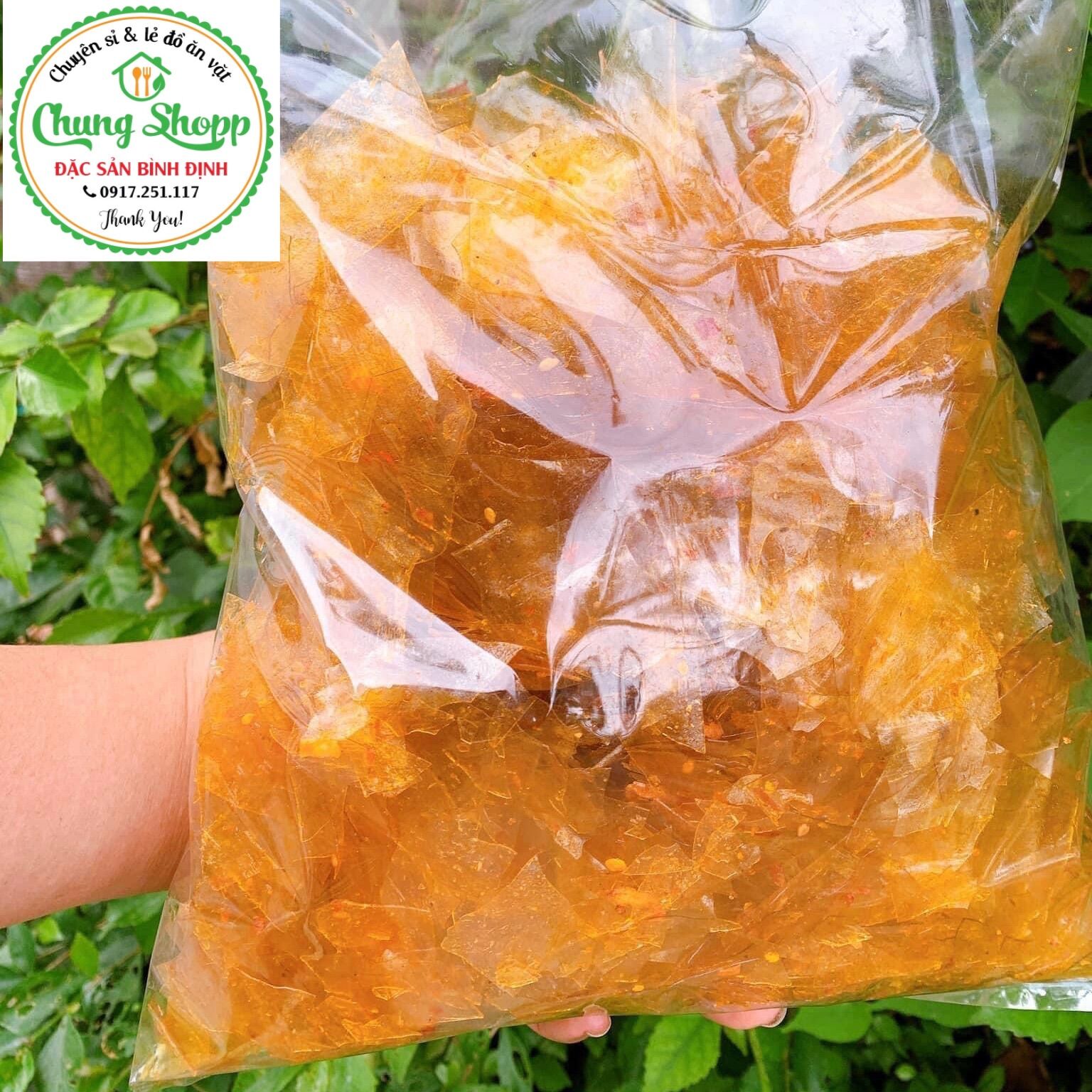 Bánh tráng ngào mắm ớt tỏi bình định, đặc sản bình định