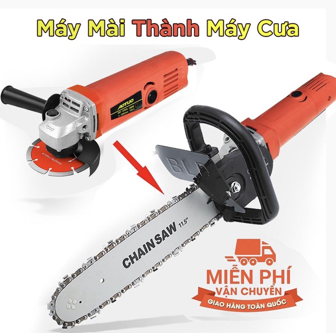 Lưỡi cưa gắn máy mài