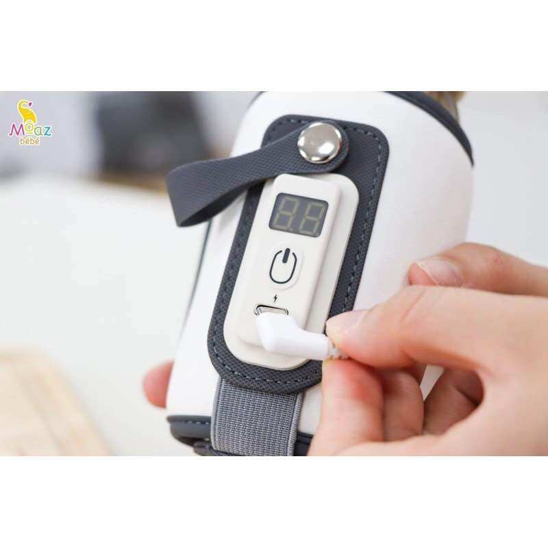 Hâm Sữa Di Động Moaz Bebe/Đai ủ bình sữa USB