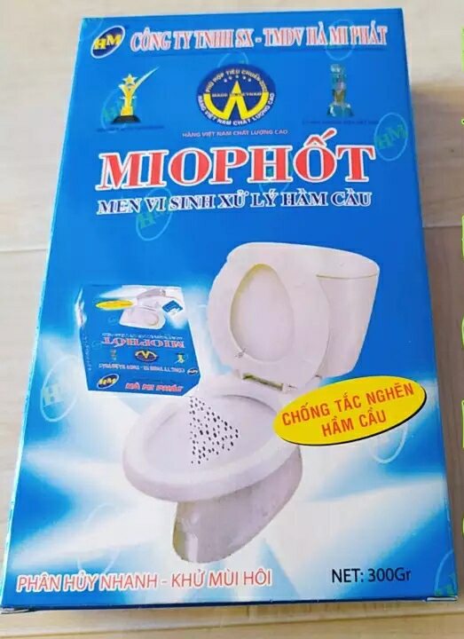 Men vi sinh xử lí hầm cầu miophốt
