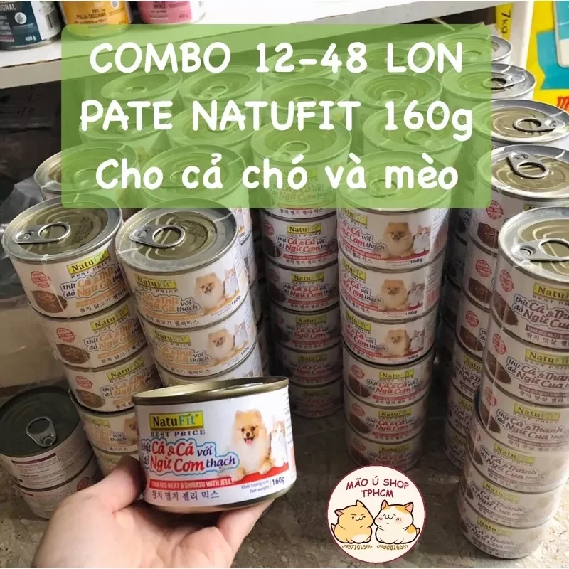 Pate natufit cho cả chó và mèo
