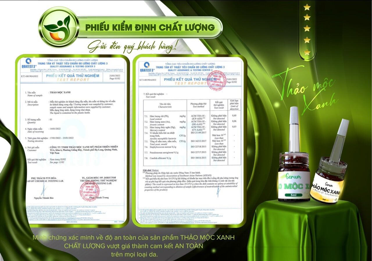 Combo Thảo Mộc Xanh Mụn ( 1 vàng - 1 Xanh)
