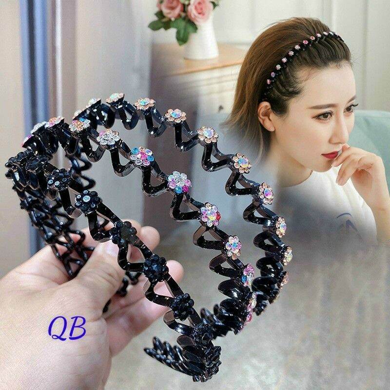 Cài tóc hoa đính đá siêu xinh cho bạn gái