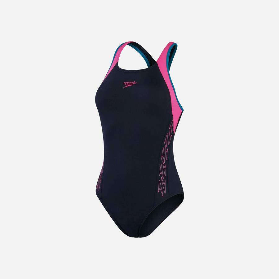 Speedo đồ bơi một mảnh nữ hyperboom spl fybk 8-00305015582