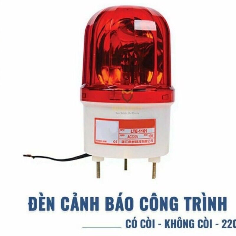 Đèn cảnh báo quay 24V Có Còi