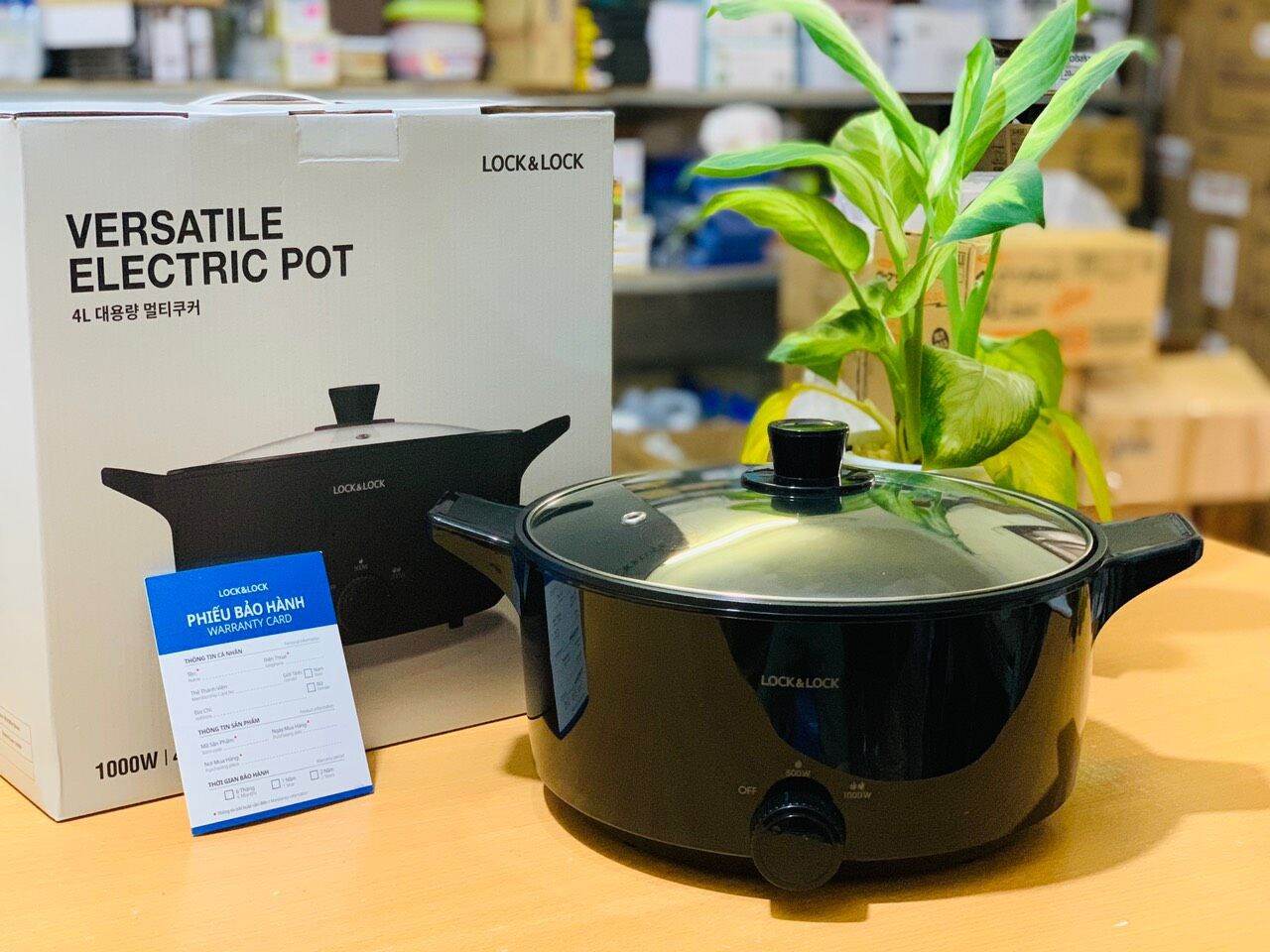 Nồi điện đa năng Lock&Lock Versatile Hot Pot EJP546BLK
