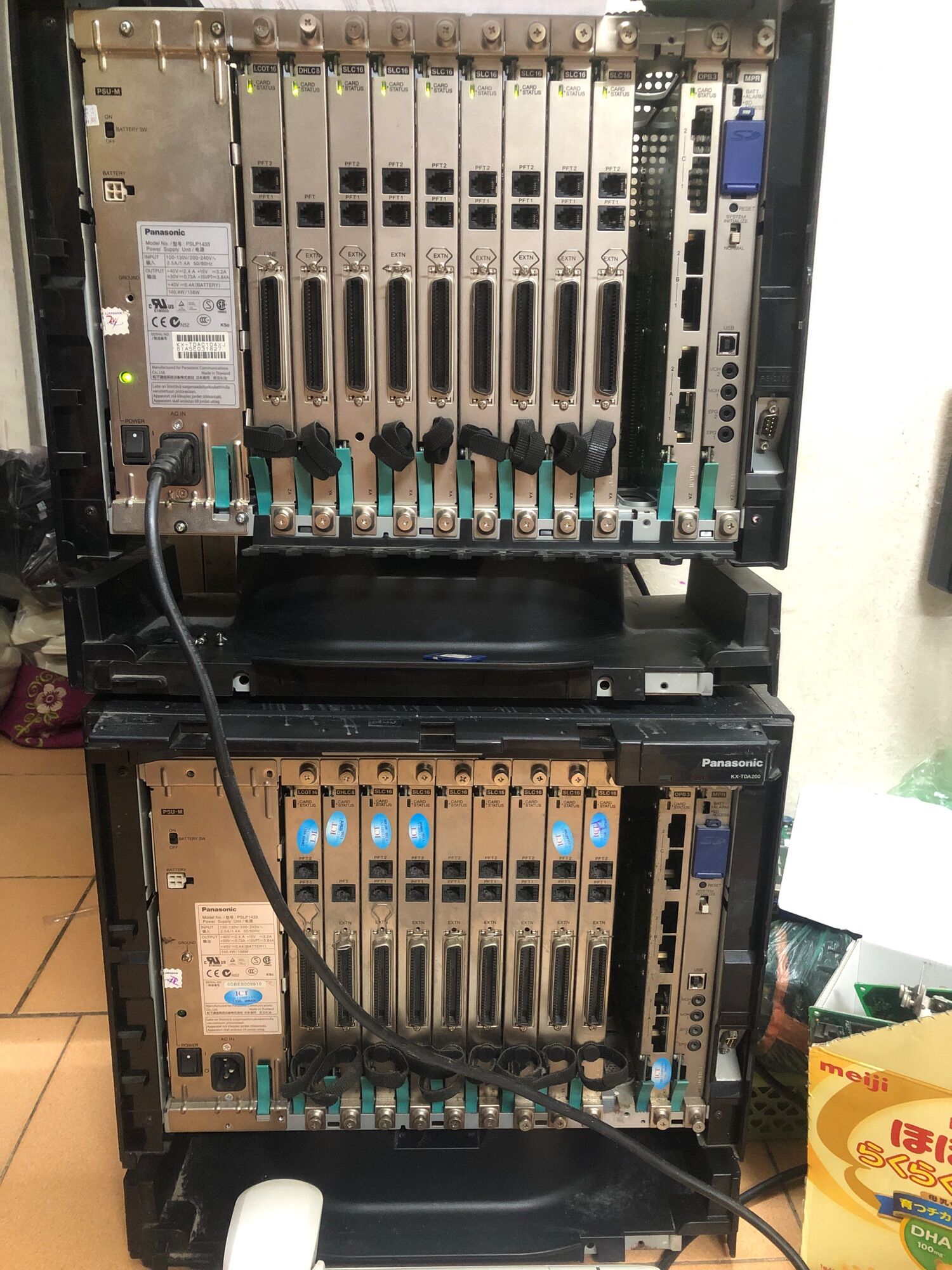 Tổng đài điện thoại Panasonic KX-TDA200(16 CO Từ 72-128EXT)