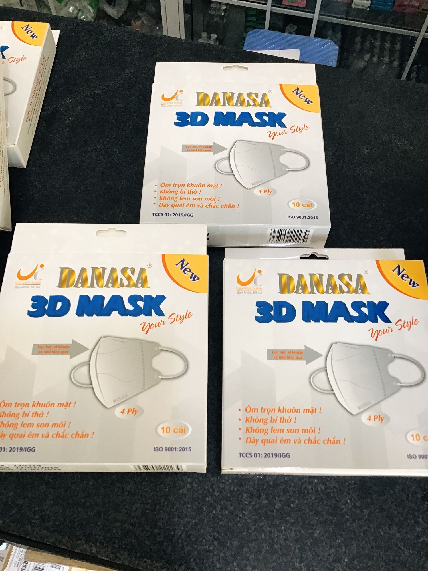 Khẩu trang Mask 3D Danasa hộp 10chiếc