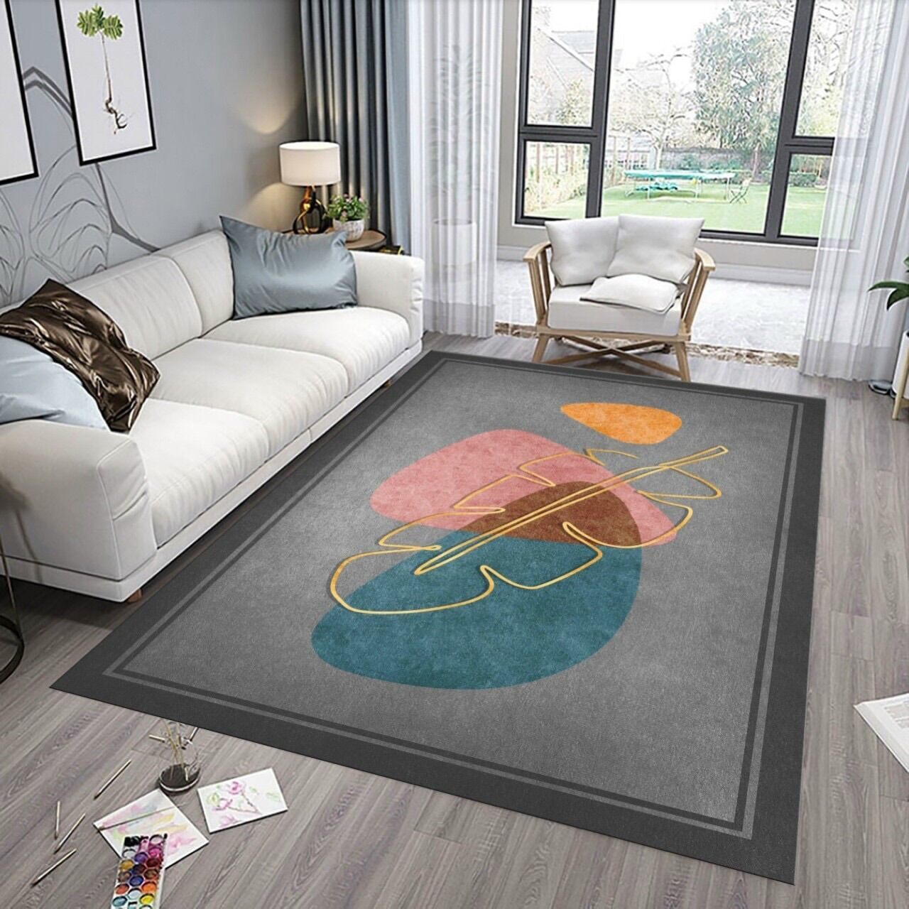 Thảm trải sàn bali 1m6x2m3 nhiều mẫu