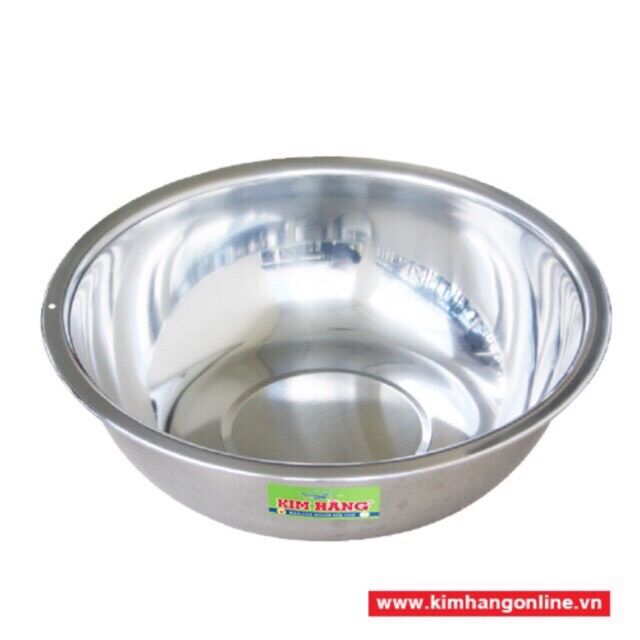 Thau inox KIM HẰNG chính hãng size từ 34cm đến 40cm