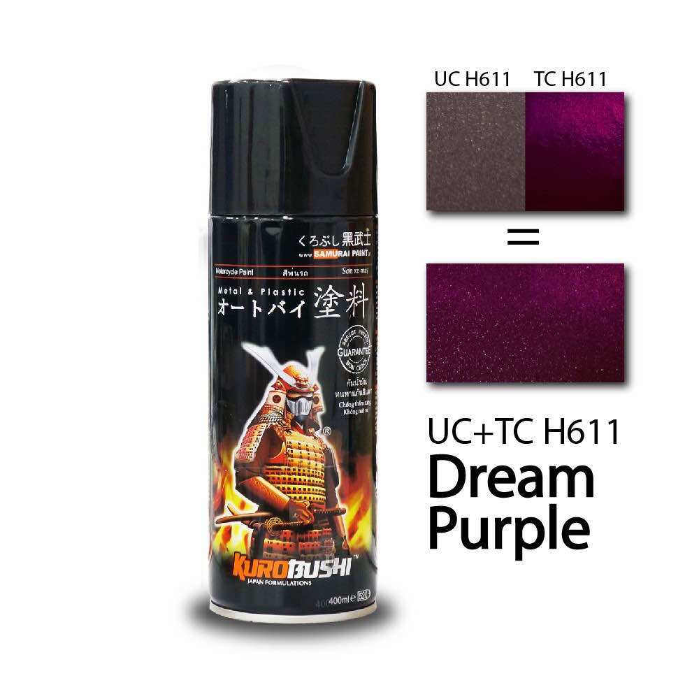 Sơn samurai màu tím dream tch611 - lên màu chuẩn zin