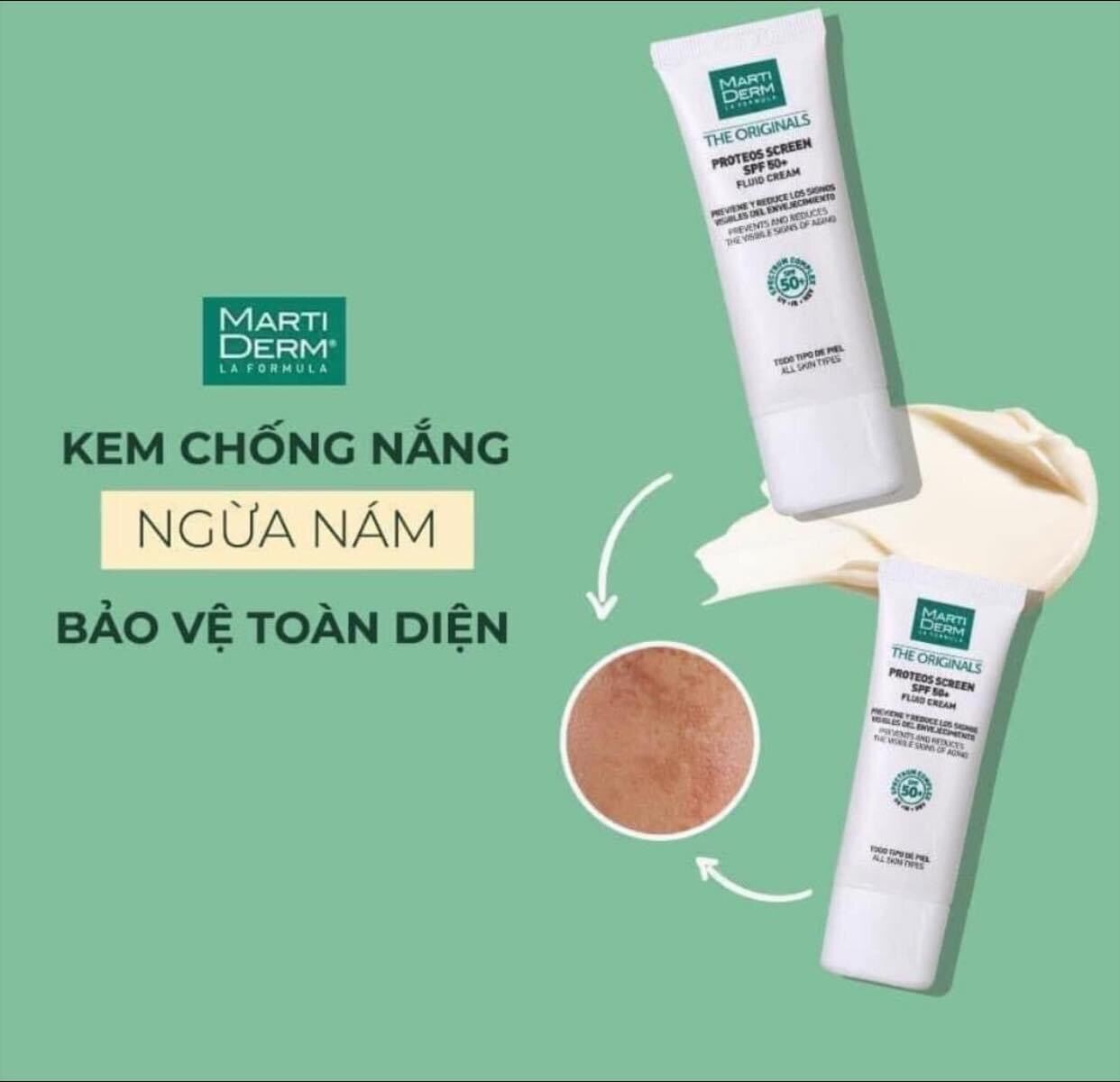 KEM CHỐNG NẮNG MARTIDERM 40ml