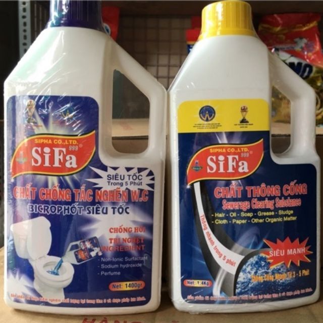 Nước thông cầu, cống Sifa cực mạnh, siêu tốc