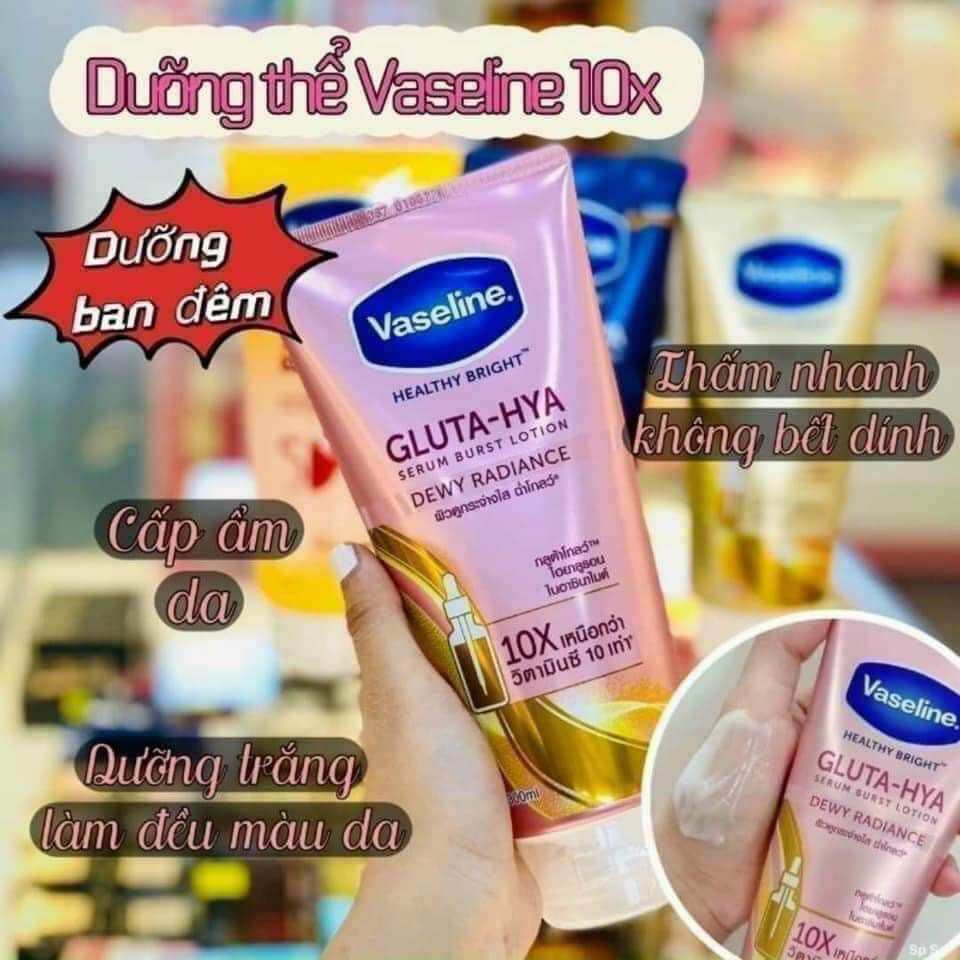 Dưỡng Thể Vaseline 10x Serum Gluta-Hya 330Ml Thái Lan