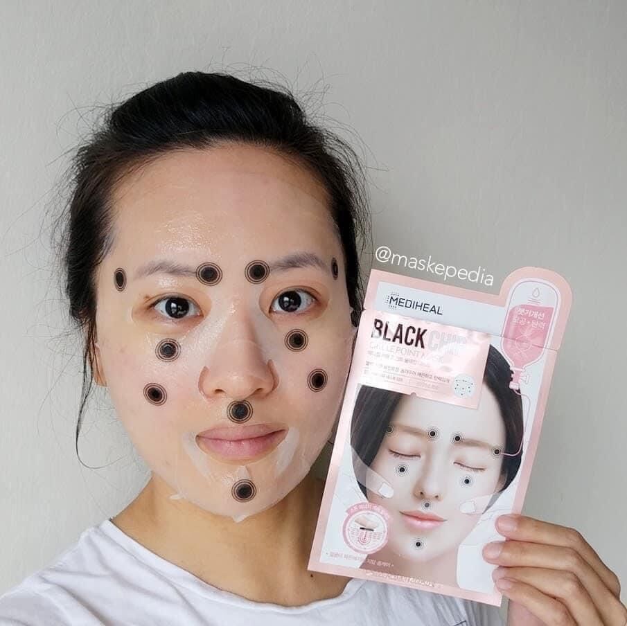 Mặt Nạ Mát Xa Bấm Huyệt Mediheal Aqua Chip Circle Point Mask