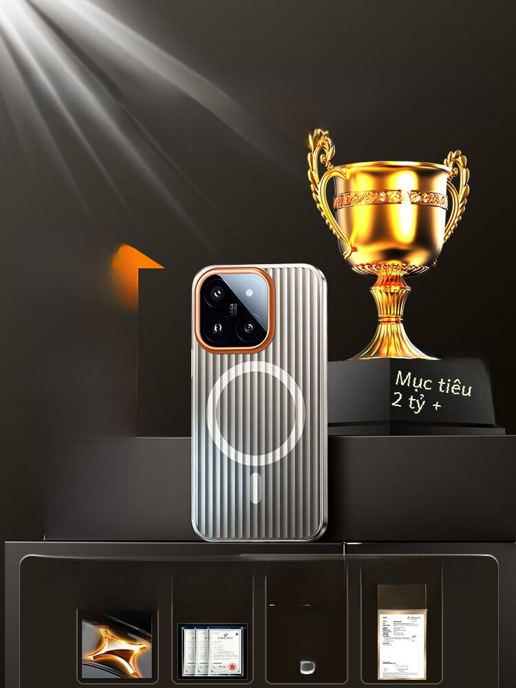 Siêu Mỏng Xuyên Thấu Ốp Điện Thoại Hấp Thụ Từ Tính Cho Xiaomi 14 Pro Mới Thiết Kế Mờ Thích Hợp Cho Nam Và Nữ Phong Cách Doanh Nhân