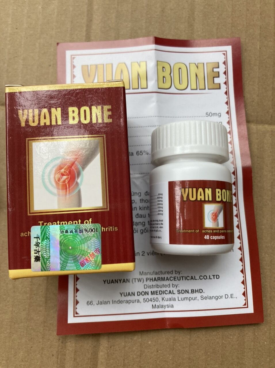 Hỗ Trợ Xương Khớp Yuan Bone Malaysia Chính Hãng - Yuan Bone Malaysia