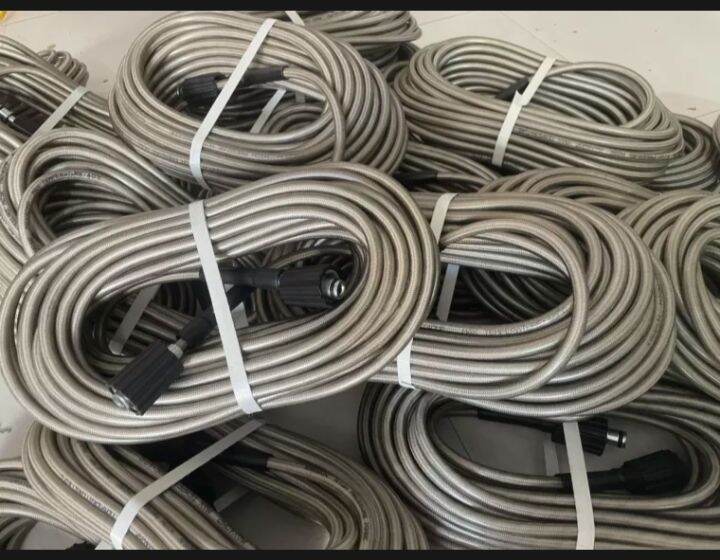 Béc thông cống 4 tia + ren 14mm/22mm, vặn vừa vào đầu ren dây máy rửa xe .