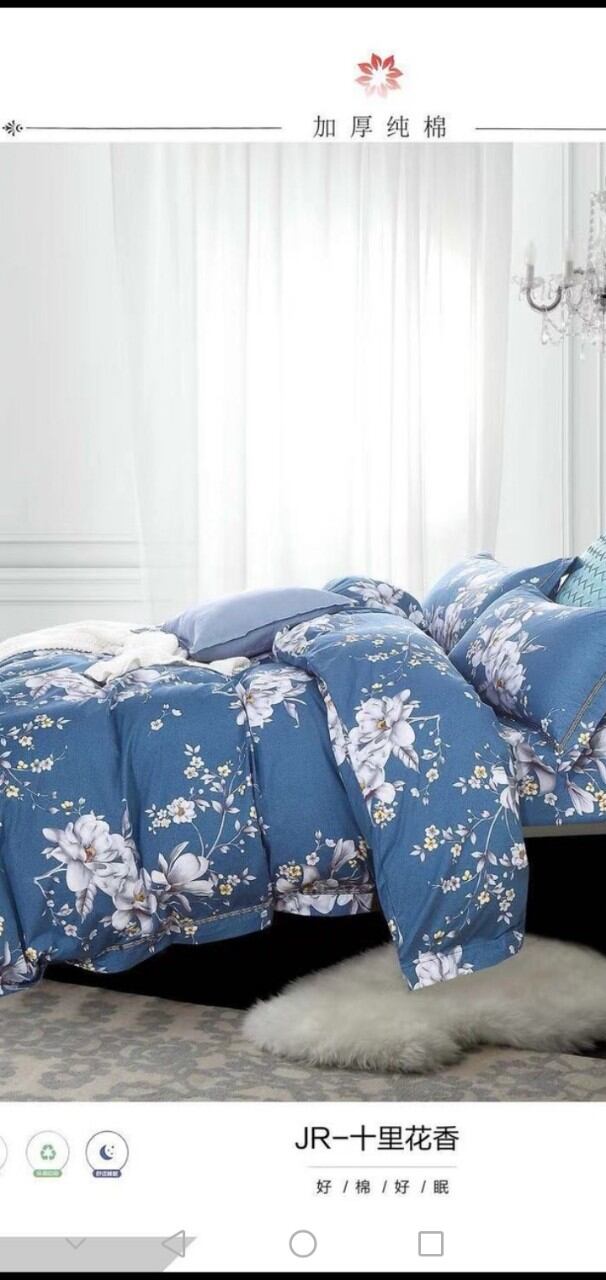 Bộ Drap bọc nệm vải cotton nhiều size
