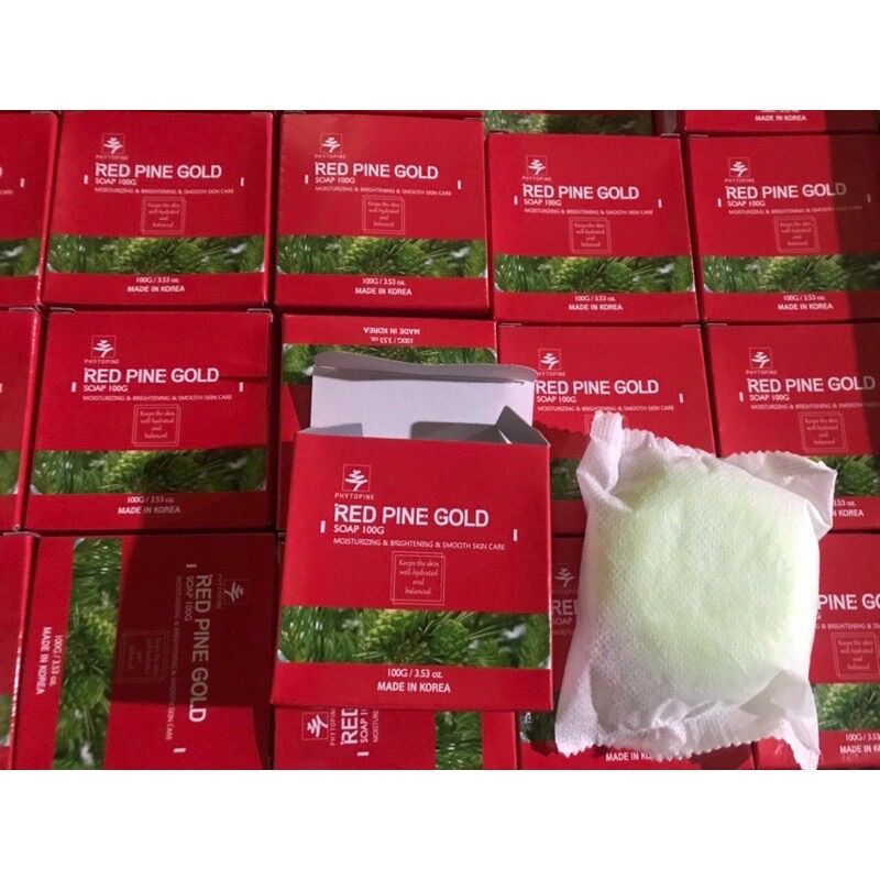 Xà bông tinh dầu thông đỏ hàn quốc