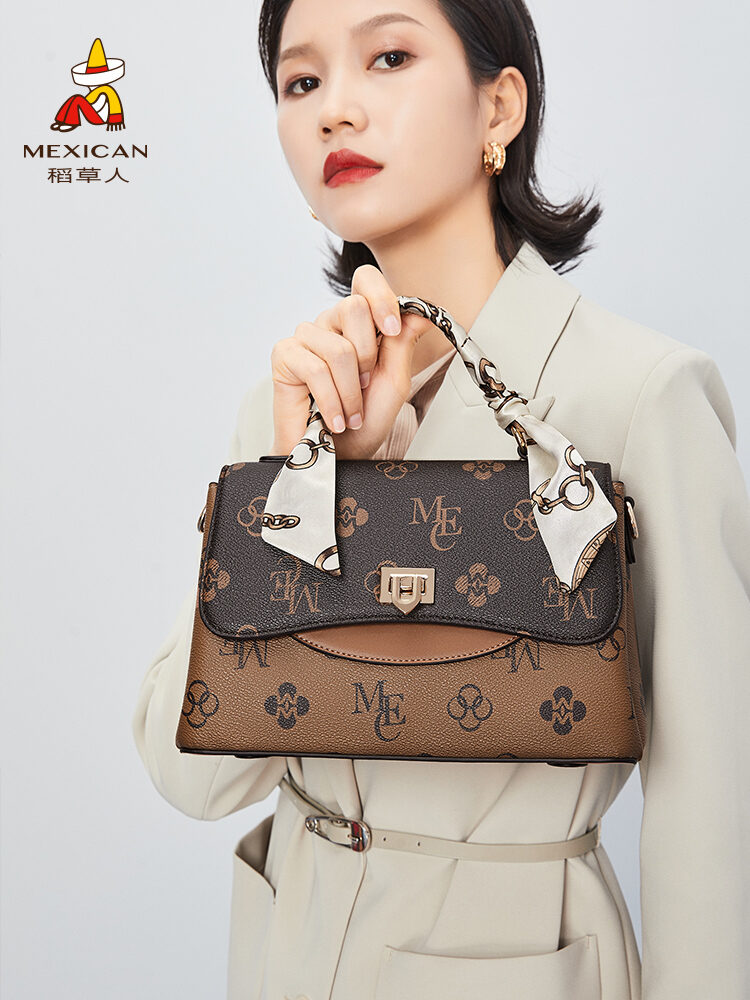 Túi Xách Nữ Thời Trang Mới Túi Đeo Chéo Đi Làm Túi Quà Tặng Cho Mẹ Túi Xách Bằng Da PVC Mềm Có Khóa Kéo Phong Cách Hàn Quốc