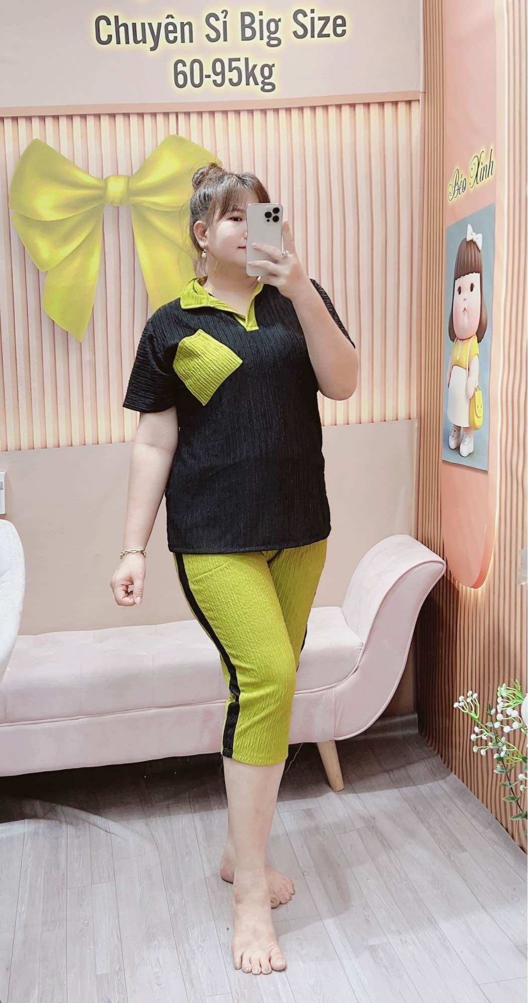 BỘ LỮNG THUN XỐP CÁ TÍNH BIGSIZE 60kg-95kg