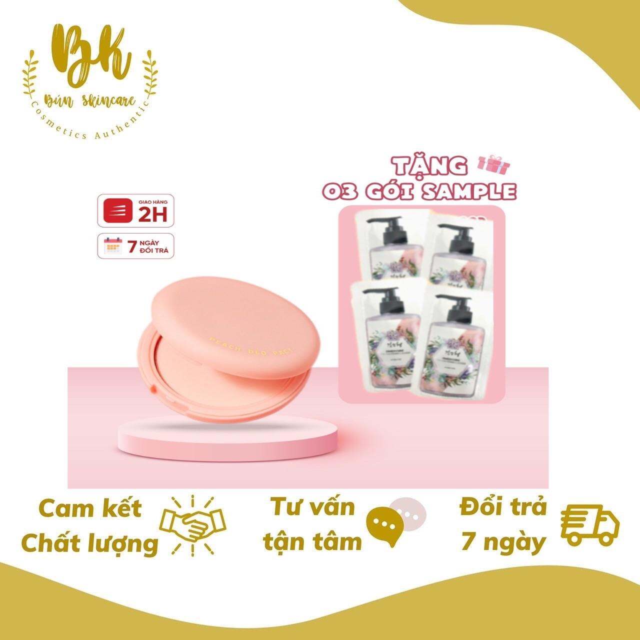 PHẤN NÁCH ĐÀO CHƯA HÔI NÁCH, KIỀM MỒ HÔI VÀ LÀM TRẮNG NÁCH.