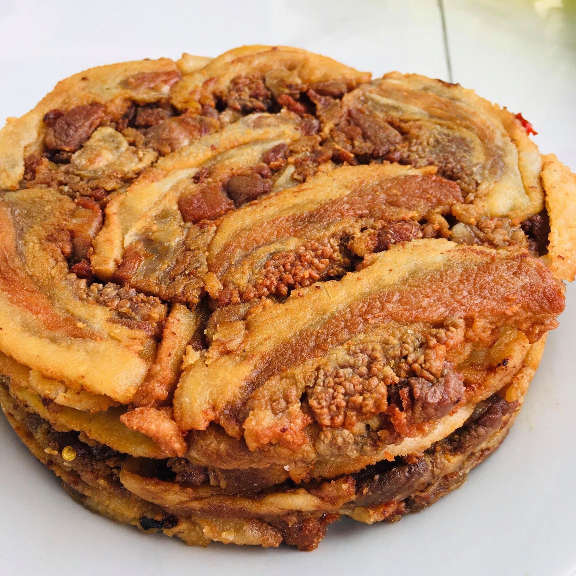 Tóp mỡ thịt ba rọi
