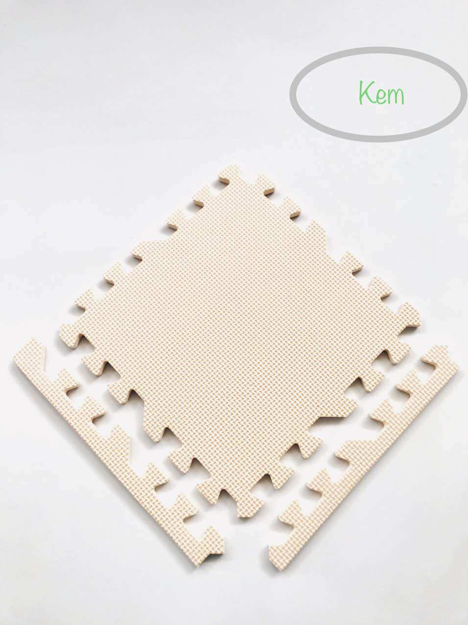 set 20 và 30 tấm Thảm xốp 30×30cm dày 1cm( nâu đỏ và kem)