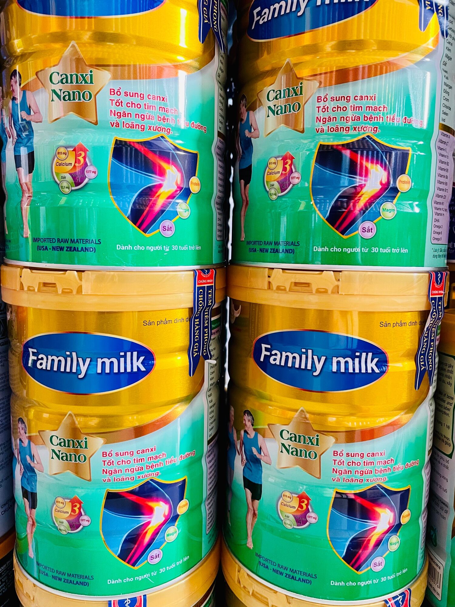 Sữa bột Family Milk Canxi 850g