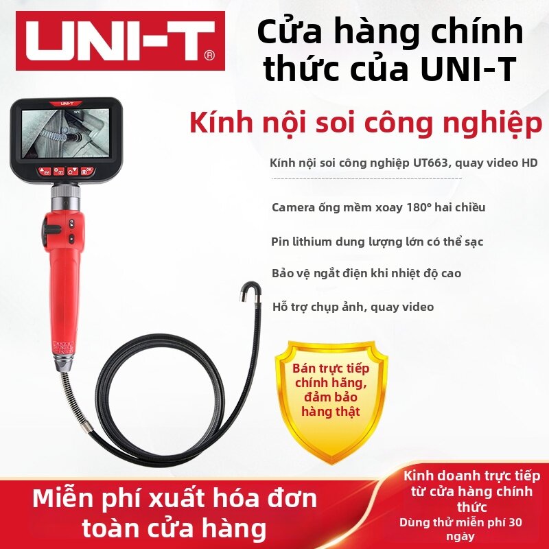 UNI-T | Industrial Endoscope High-definition Camera Giá 17,904,000 Đồng*Miễn phí vận chuyển