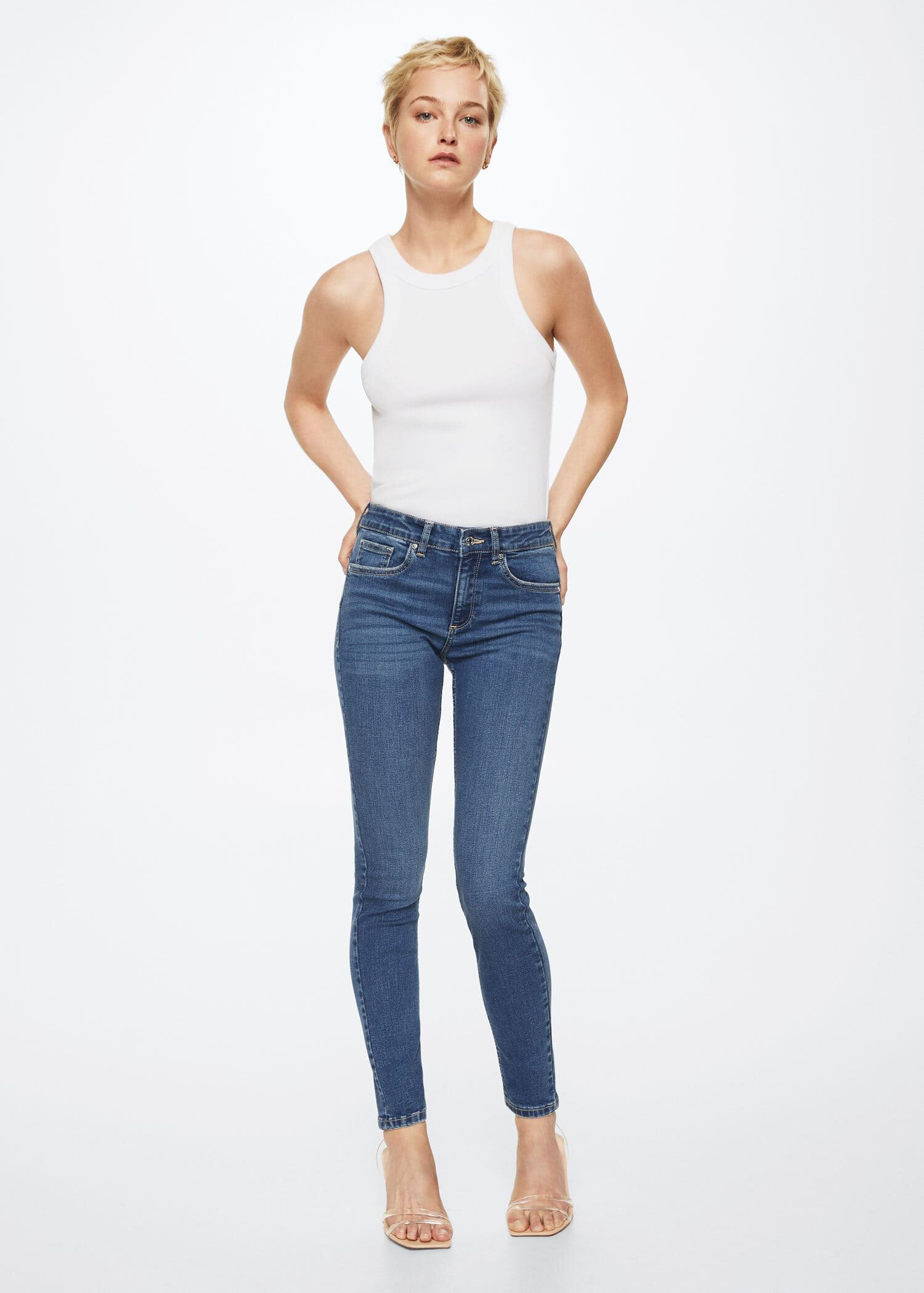 MANGO - Quần Jeans Nữ Pushup