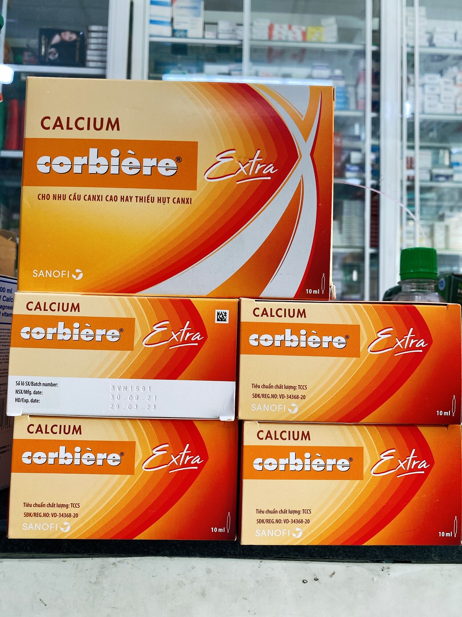 (Mẫu mới) Calcium corbiere extra hộp 30 ốngx10ml