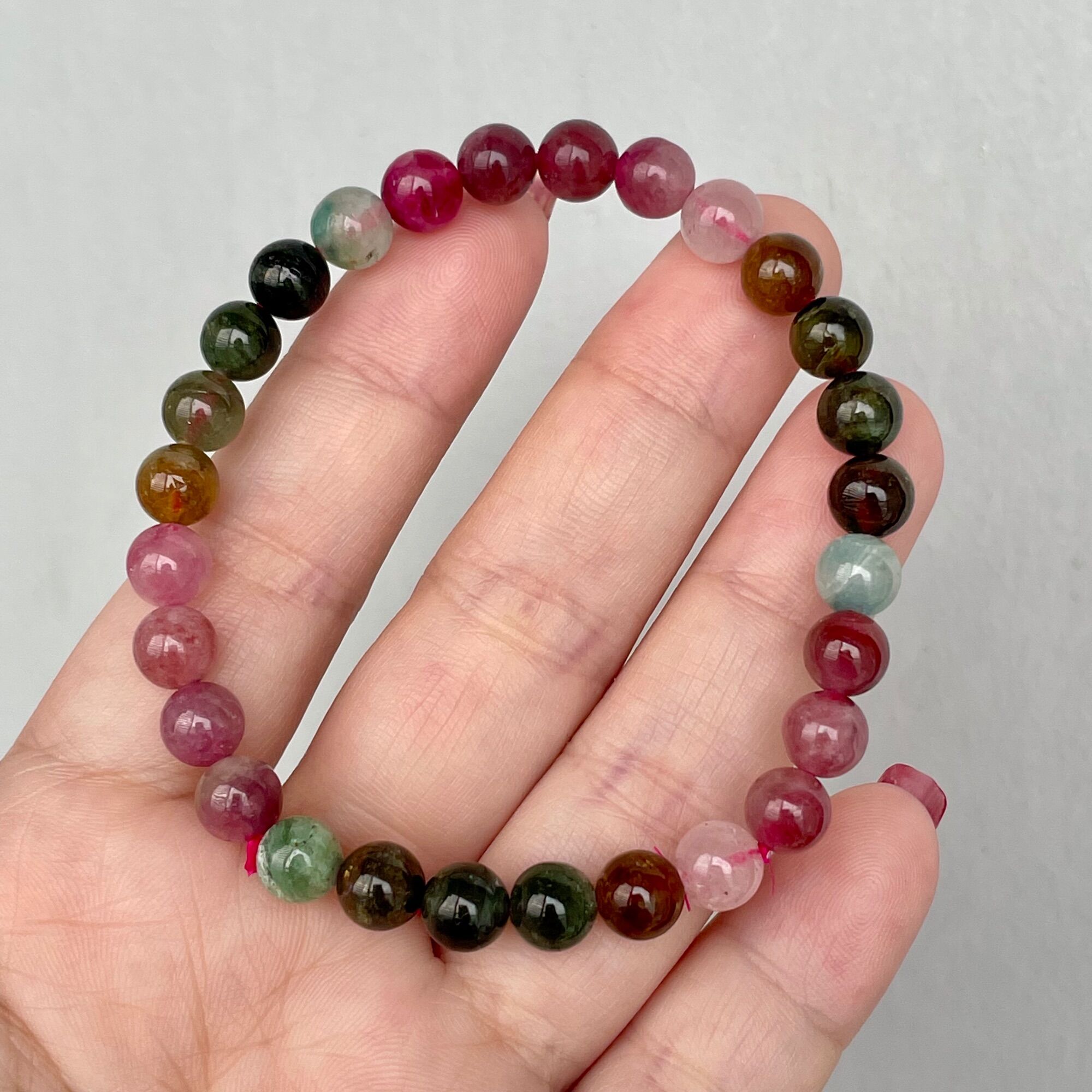 Vòng tay Tourmaline tươi sáng 7ly