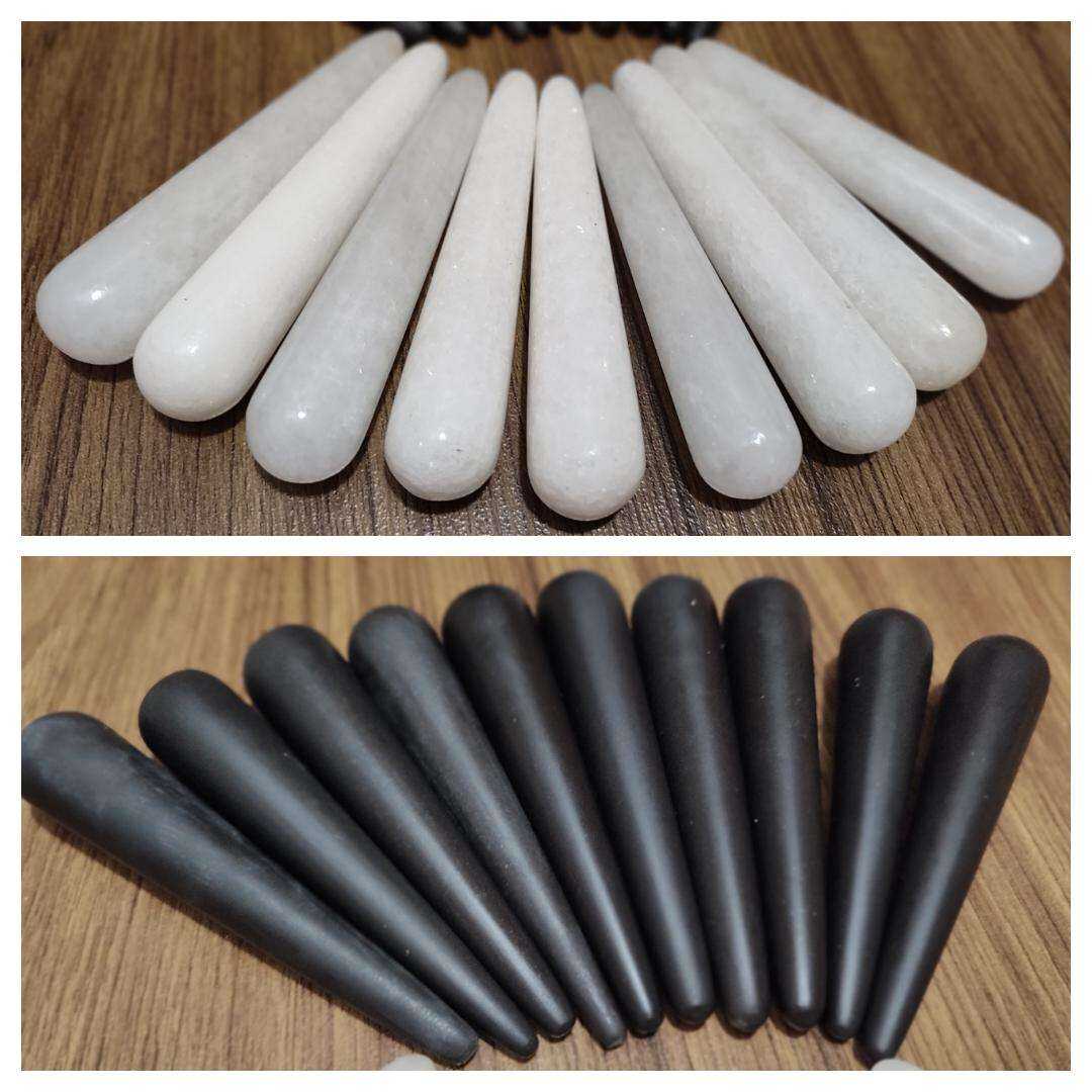 Cây Ấn Huyệt Đá Núi Lửa Màu Đen