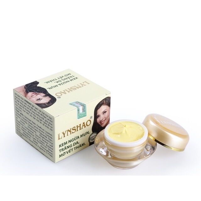 Kem ngừa mụn, trắng da, mờ vết thâm lynshao 25g