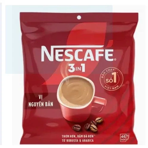 Cà phê rang xay hòa tan Nescafé 3in1 đậm đà hài hòa (Túi 46 gói x 17g)