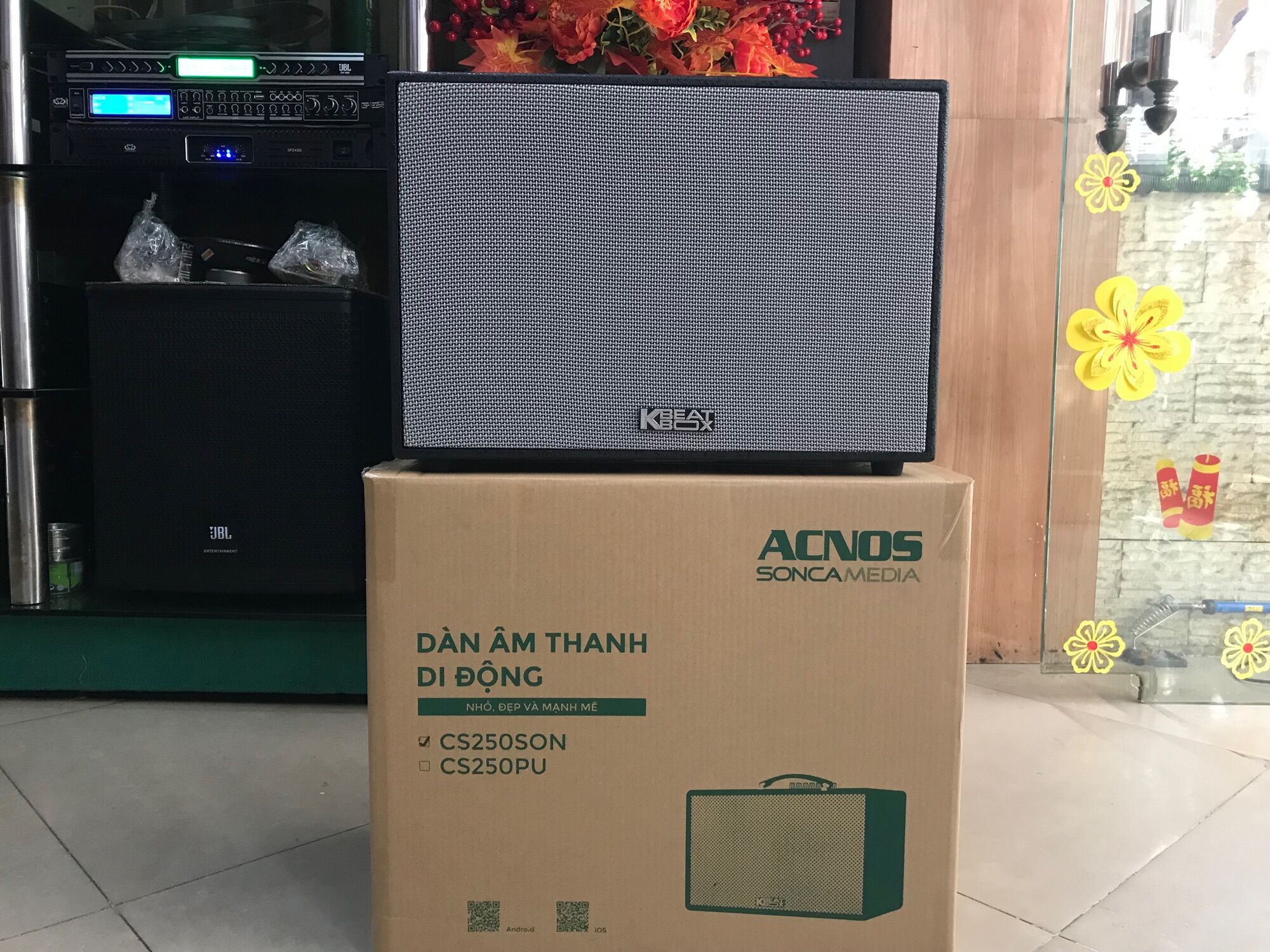 Loa di động Acnos( Beatbox) CS250PUW