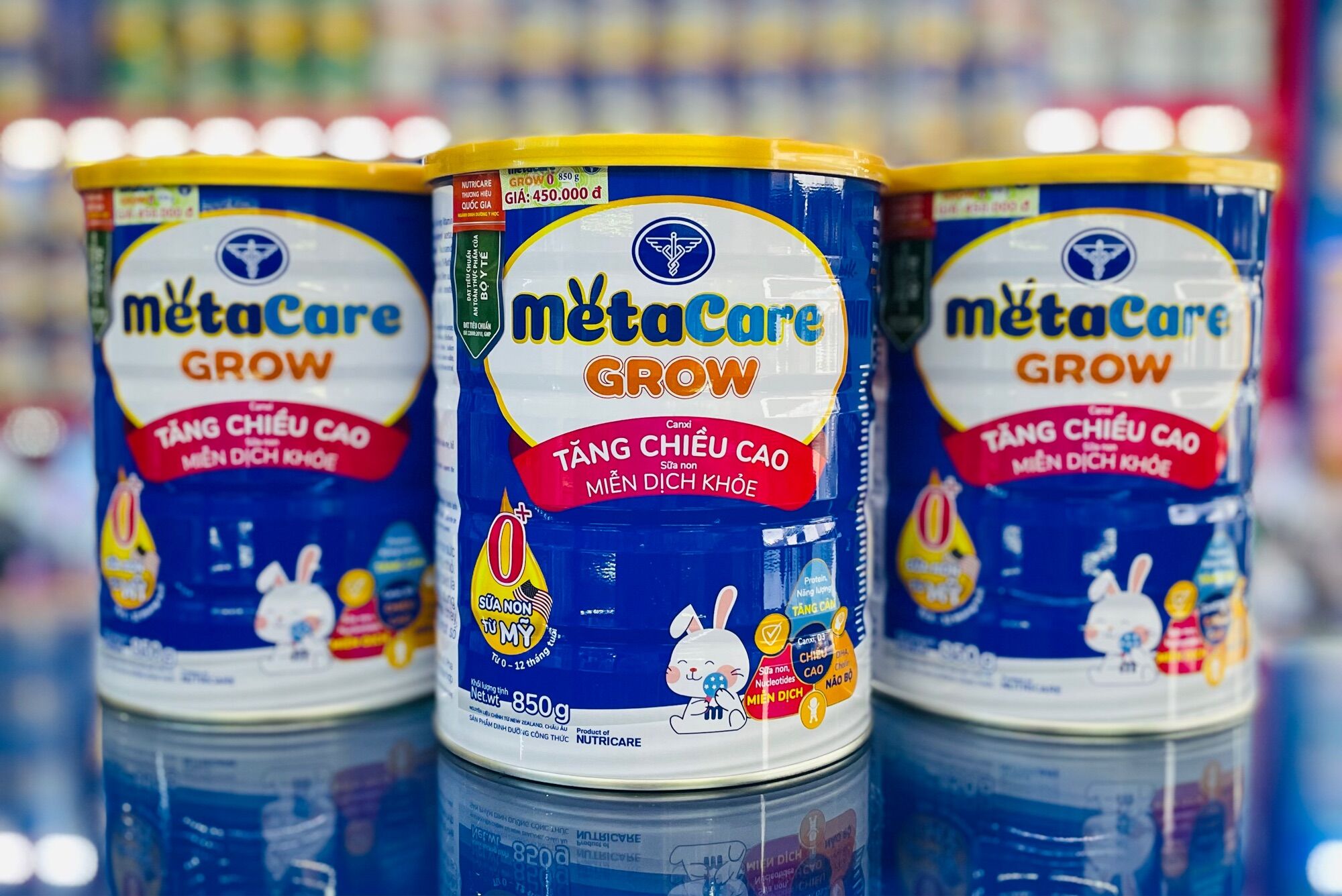 Sữa Bột Nutricare Metacare Grow 0+ (850g)