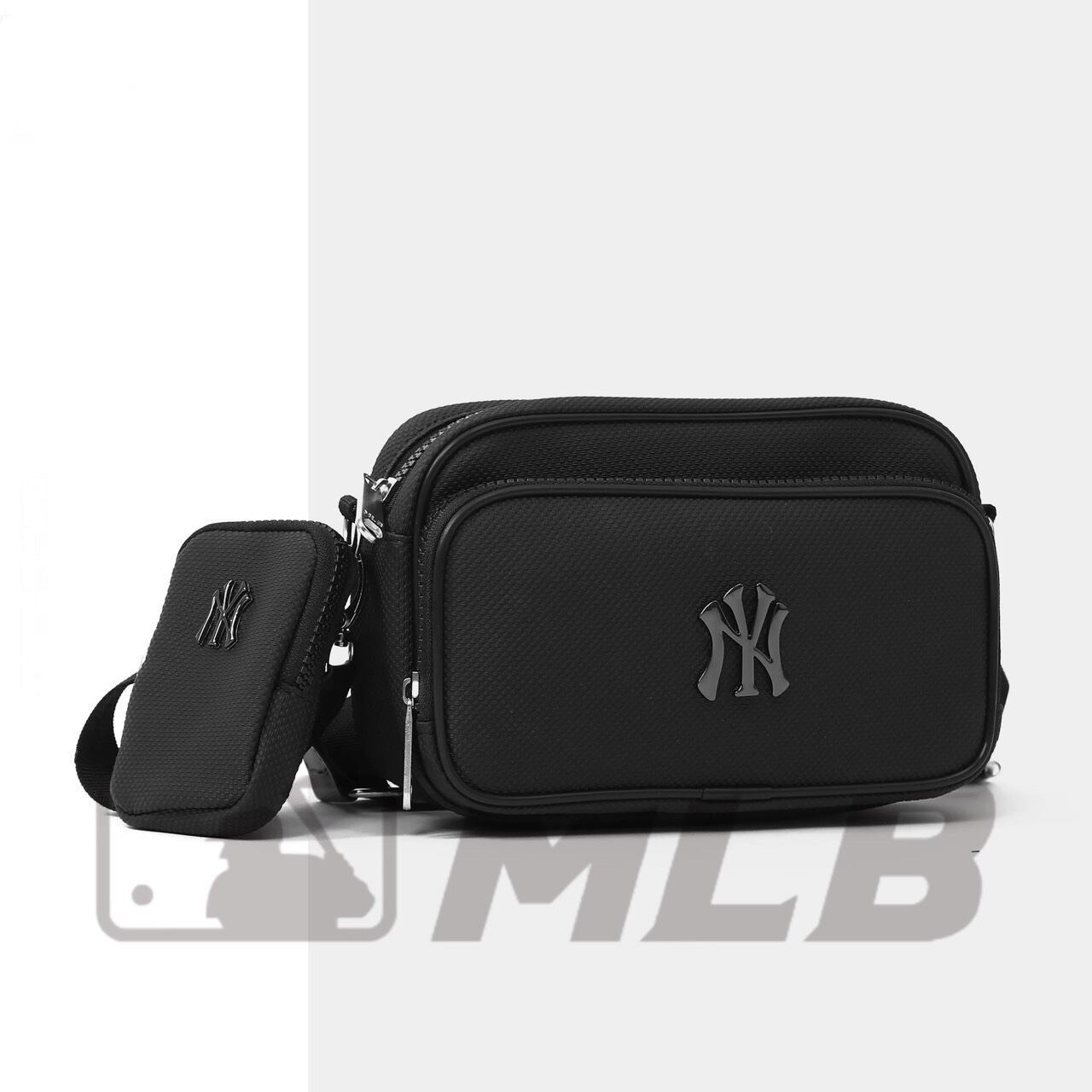 Túi Đeo Chéo MLB Mini Nylon Ripstop New York Yankees 32BGDJ11150L Màu Đen   Gian hàng online