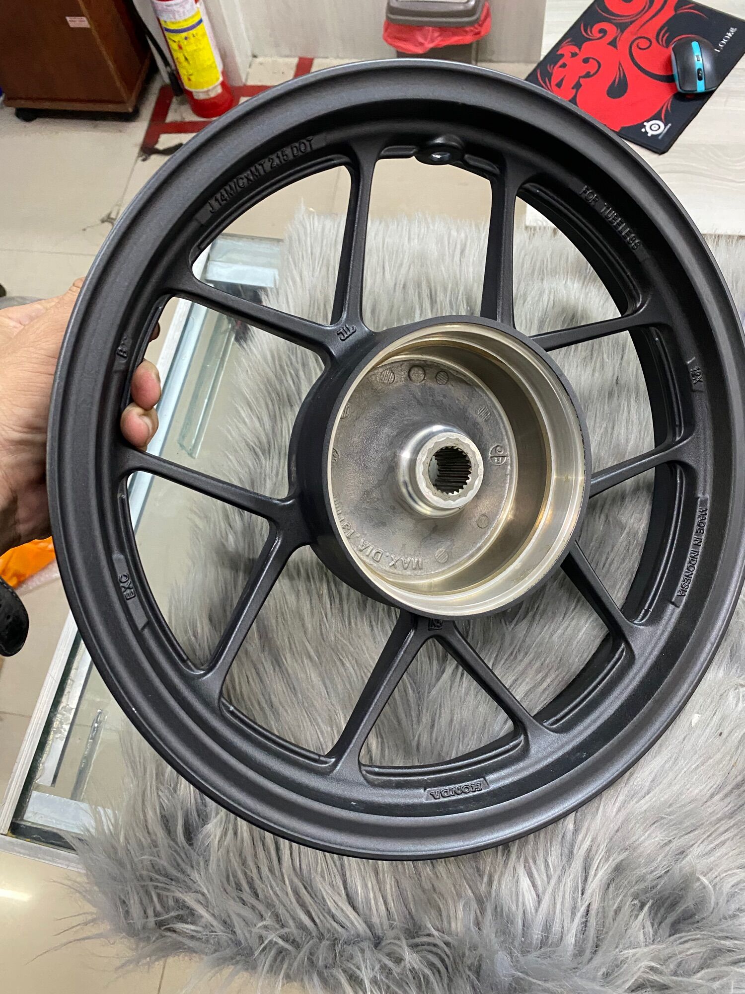 Mâm Sau Vario : Tháo xe mới