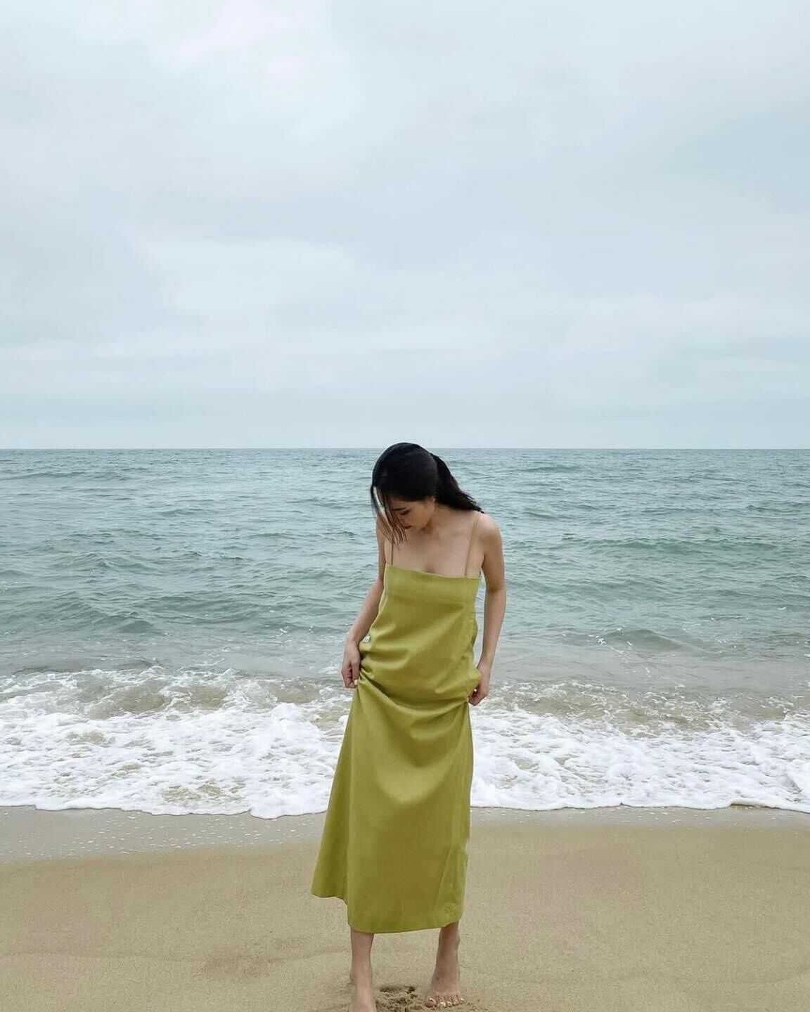 🌻Thythy dress🍃Dress basic two wire form long