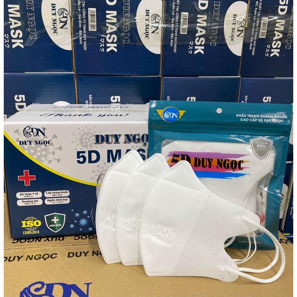 100 cái  KHẨU TRANG 5D MASK CHÍNH HÃNG